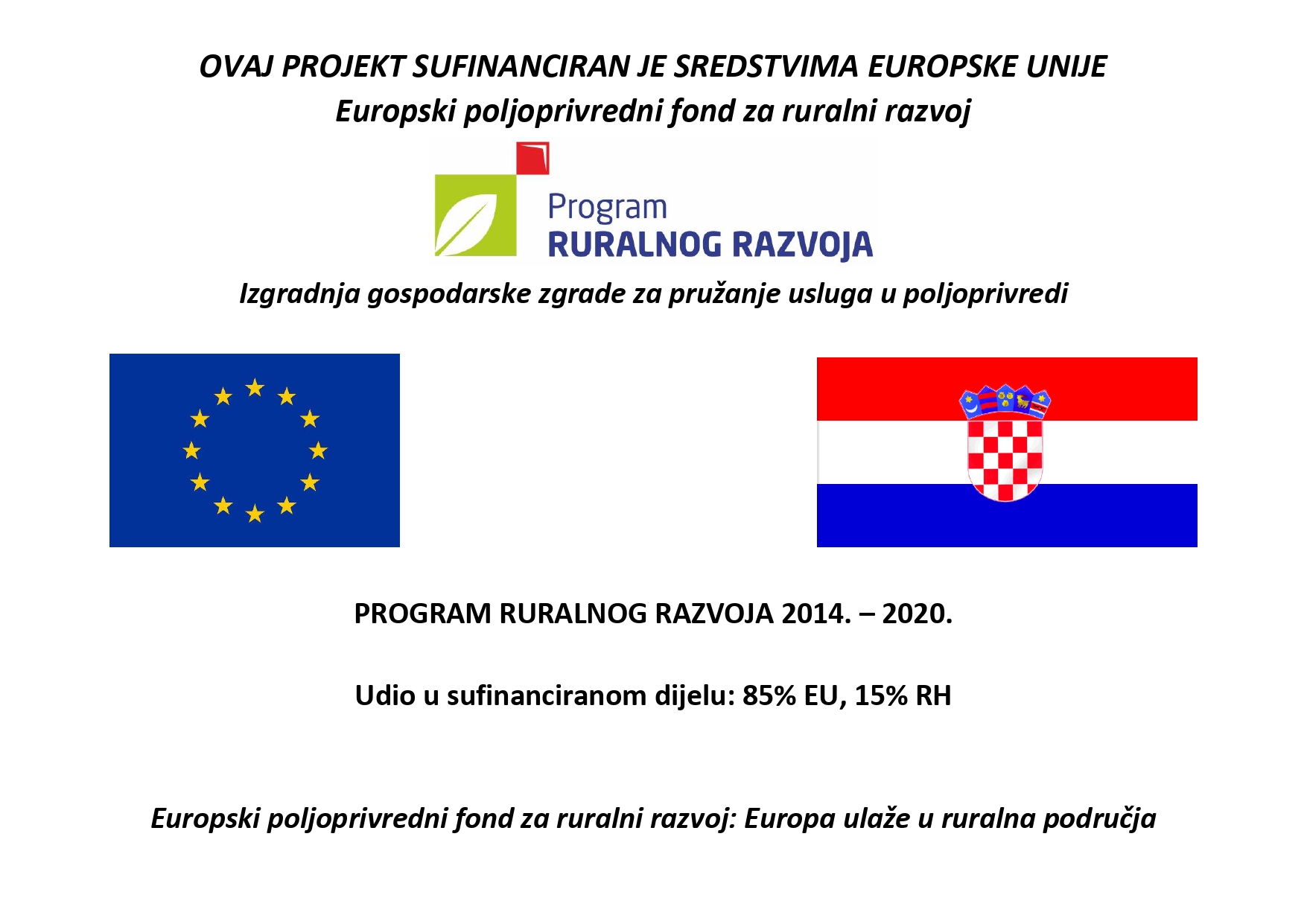 Ovaj projekt sufinanciran je Europske unije